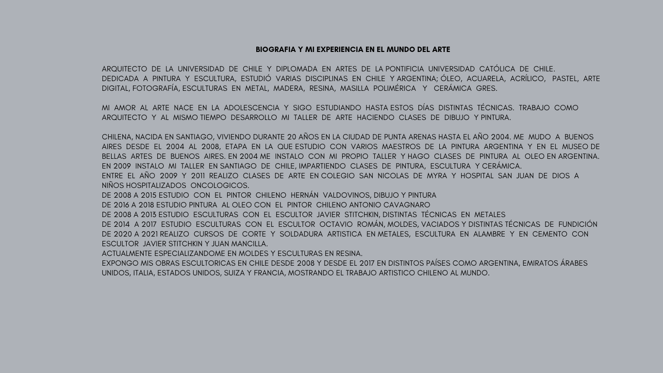 Biografía — Jeannette Moris, Moris Artist